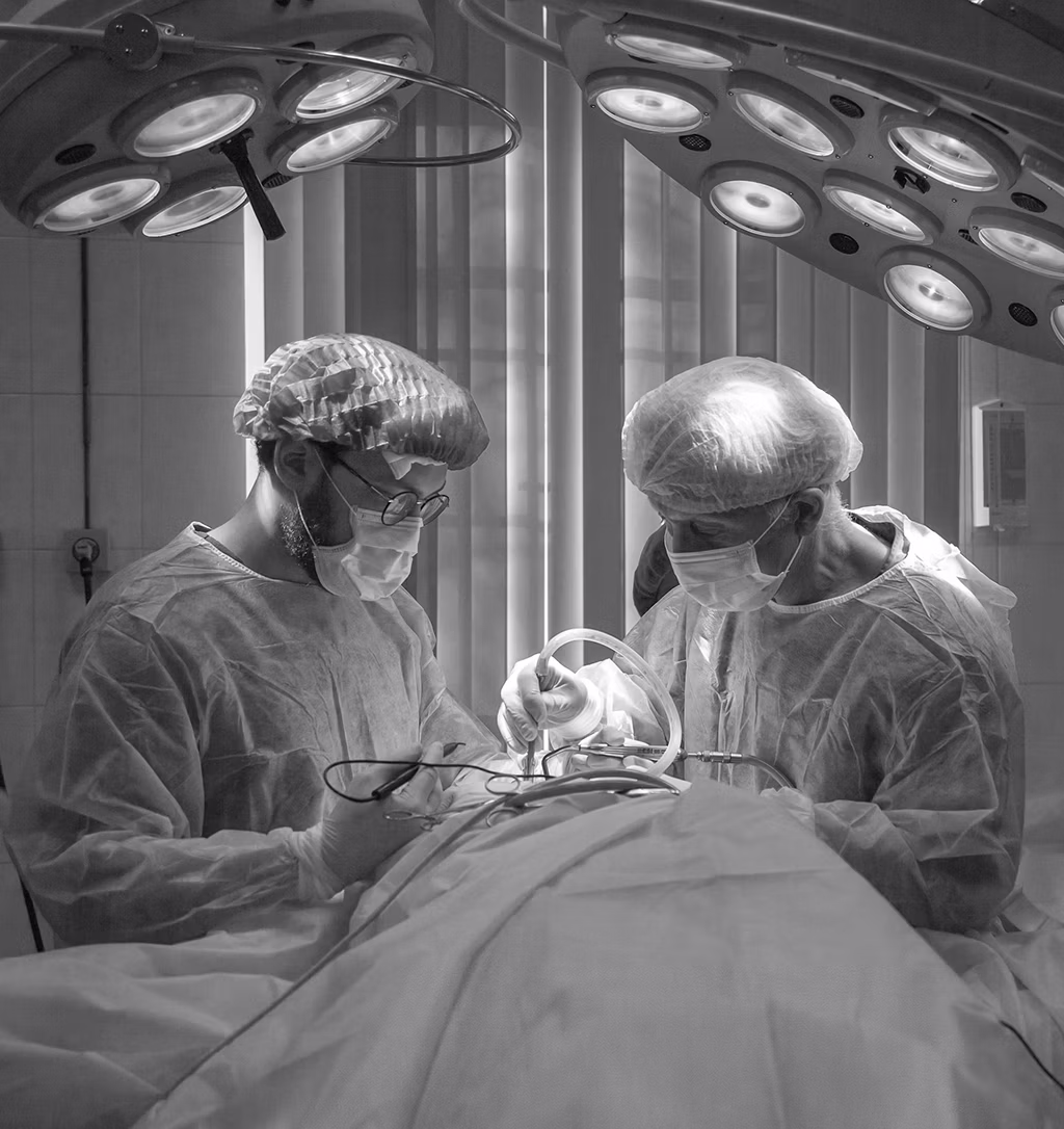 Arzt konzentriert sich auf den Patienten